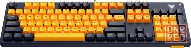 Клавиатура Rapoo V500pro-2024 Yellow/Blue (V500pro-2024/13150) (арт-5443) Донецк - изображение 3