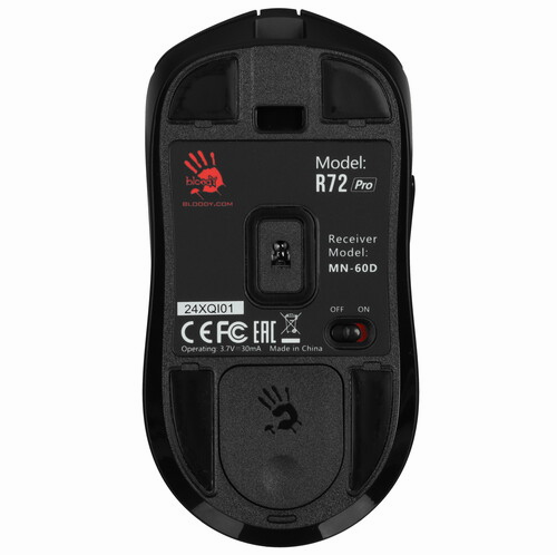 Мышь беспроводная/проводная A4tech Bloody R72 Pro черный (арт-2030) Донецк