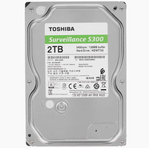 2 тб жесткий диск Toshiba S300 Surveillance [Hdwt720uzsva] (арт-1785) Донецк