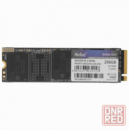 256 гб M.2 Nvme накопитель Netac Nv2000 [Nt01nv2000-256-E4x] (арт-3744) Донецк - изображение 1