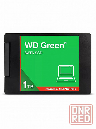 Твердотельный накопитель Ssd Wd Green Wds100t5g0a 1tb, 2.5", Sata Iii, R/W - 545/510 Mb/S 3d-Nand (а Макеевка - изображение 2