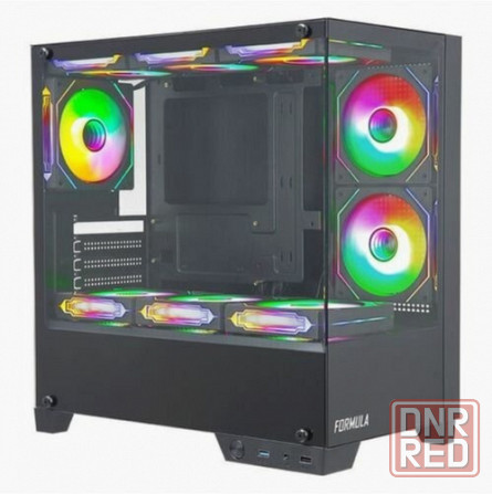 Корпус Matx Formula Crystal Z1m, Mini-Tower, без бп, черный [Cristal Z1m] (арт-9899) Макеевка - изображение 1