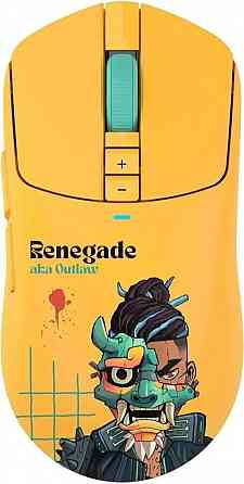 Мышь A4tech Bloody R72 Ultra желтый оптическая 20000dpi беспров. Usb-C 6but (арт-9120) Макеевка