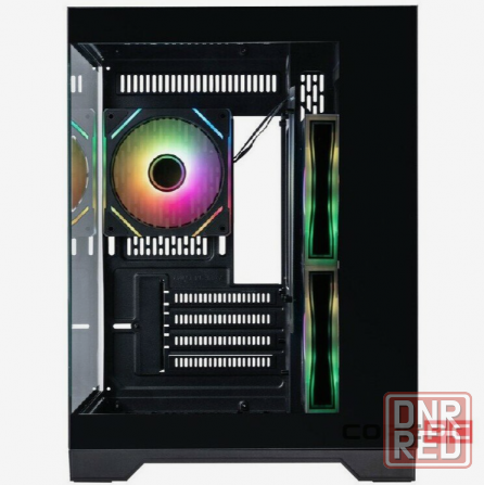 Корпус 1stplayer Megaview Mv5-Tp Argb Black (Mv5-Tp-Bk-2fc7r-1fc7) / Matx / 3x120mm Argb Fans (арт-8 Макеевка - изображение 2