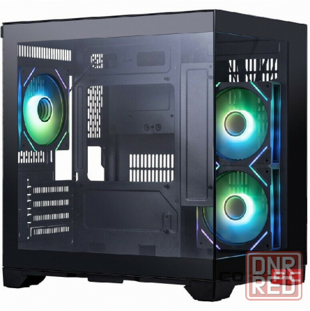Корпус 1stplayer Megaview Mv5-Tp Argb Black (Mv5-Tp-Bk-2fc7r-1fc7) / Matx / 3x120mm Argb Fans (арт-8 Макеевка - изображение 3
