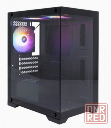 Корпус 1stplayer Miku Mi2 Black (Mi2-Bk-3f1) / Matx / 3x120mm Led Fans (арт-5430) Макеевка - изображение 4