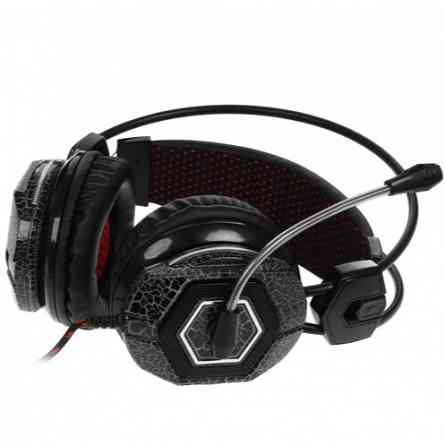 Наушники с микрофоном Oklick Hs-L500g Toxic черный (Hs-L500g) (арт-9228) Макеевка