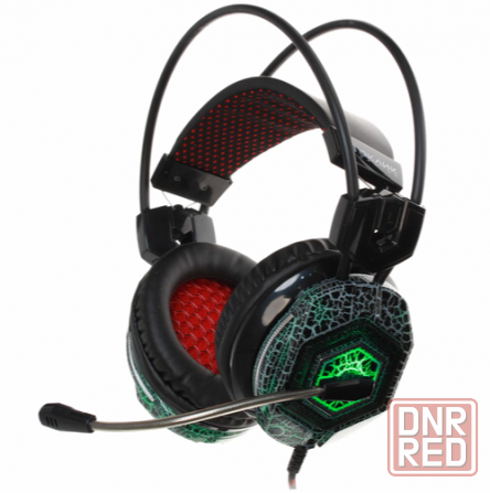 Наушники с микрофоном Oklick Hs-L500g Toxic черный (Hs-L500g) (арт-9228) Макеевка - изображение 1