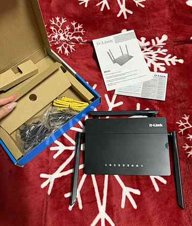 Мощный роутер D-link dir822 AC1200 диапазон 2,4-5 Ггц usb, идеал, комплект Донецк