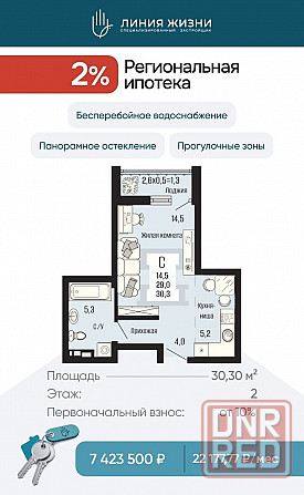 Ипотека 2%, без комиссии агентству, жк половецкий Донецк - изображение 2