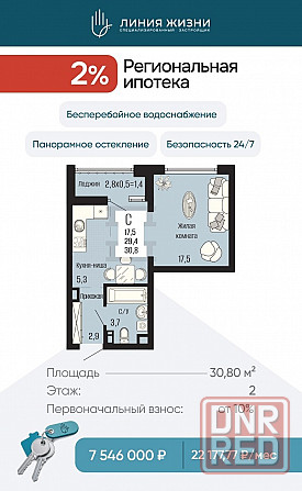 Ипотека 2%, без комиссии агентству, жк половецкий Донецк - изображение 4