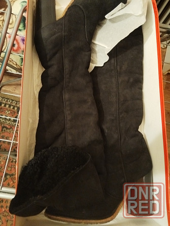 Ботфорты, сапоги натуральная замша р 37 Донецк - изображение 2