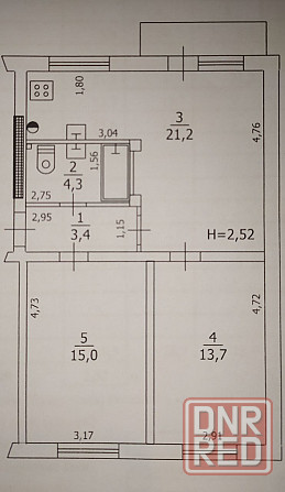 Продается 3к.кв., Киевский р-он, трц "Донецк-Сити" Донецк - изображение 12