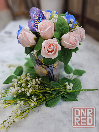 Мыльные букеты,наборы из сладостей Макеевка - изображение 3