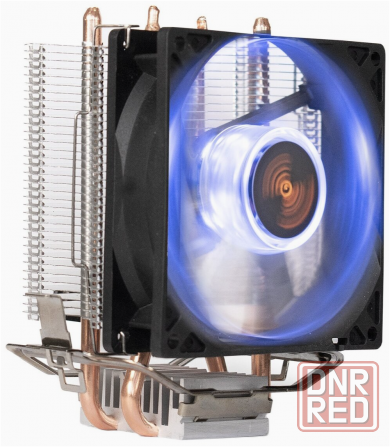 Кулер Exegate Ex286297rus Wizard Exx200-Pwm.Blue (Al+Copper, 2 трубки, Lga775/115*/1200/Am2-Am4/Fm1/ Донецк - изображение 1