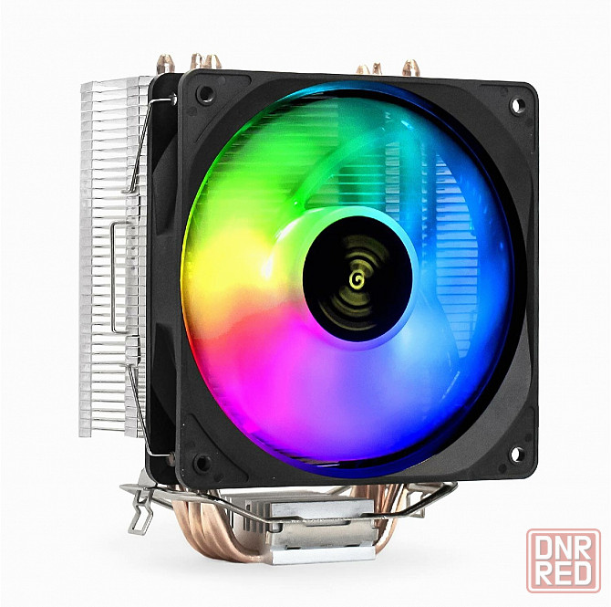 Кулер Exegate Wizard Exx400v2-Pwm.Frgb (Al+Cu, 4 тепл.трубки, Lga775/1150/1151/1155/1156/1200/1700/A Донецк - изображение 1