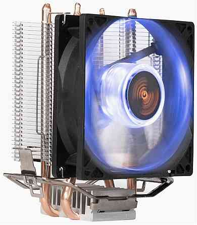 Кулер Exegate Ex286297rus Wizard Exx200-Pwm.Blue (Al+Copper, 2 трубки, Lga775/115*/1200/Am2-Am4/Fm1/ Макеевка