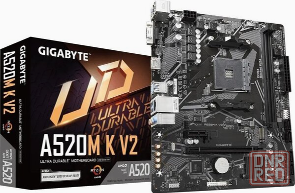 Материнская плата Gigabyte A520m K V2 /(V1.1) Soc-Am4 Amd A520 2xddr4 Matx Ac`97 8ch(7.1) Gblan Raid Донецк - изображение 1