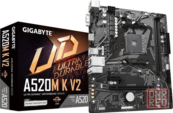 Материнская плата Gigabyte A520m K V2 /(V1.1) Soc-Am4 Amd A520 2xddr4 Matx Ac`97 8ch(7.1) Gblan Raid Макеевка - изображение 1
