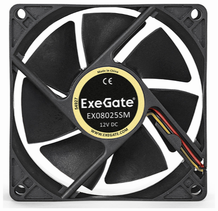 Вентилятор для корпуса Exegate Ex283381rus 80 мм (арт-3751) Донецк