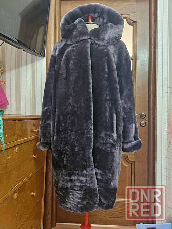 р.52-56 Шубка из меха мутона как новая Макеевка - изображение 1