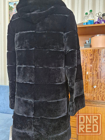 р.44 Новая шубка из меха бобра с капюшоном Макеевка - изображение 2
