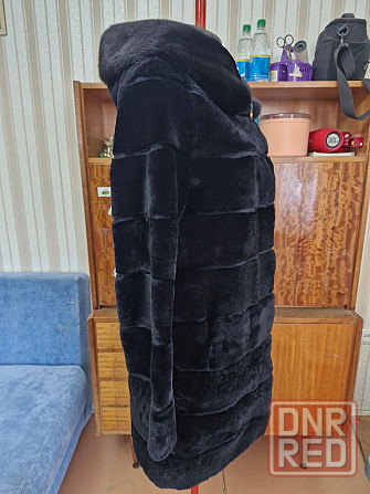р.44 Новая шубка из меха бобра с капюшоном Макеевка - изображение 7