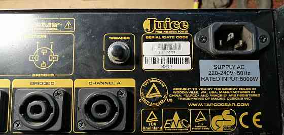 Усилитель мощности TAPCO Juice 2500 Макеевка