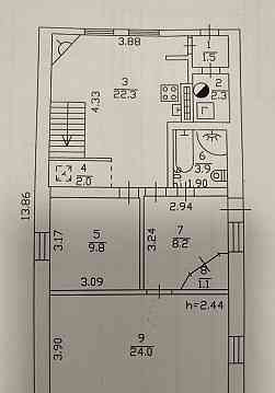 Продам дом 180 М2, Ленинский район, Звездный Донецк