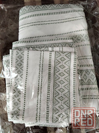 Набор скатерть 120х120, 6 салфеток 100% хлопок. Донецк - изображение 1