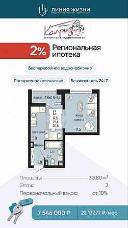 Продам 1 комнатную квартиру жк Половецкий Донецк