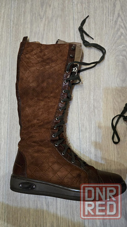 Сапоги замшевые Донецк - изображение 3