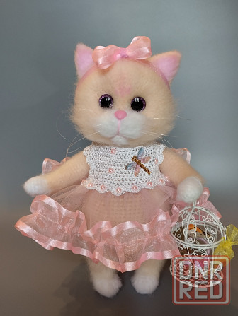 Котики вязаные ручная работа 30 см Донецк - изображение 7