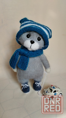 Котики вязаные ручная работа 30 см Донецк - изображение 6