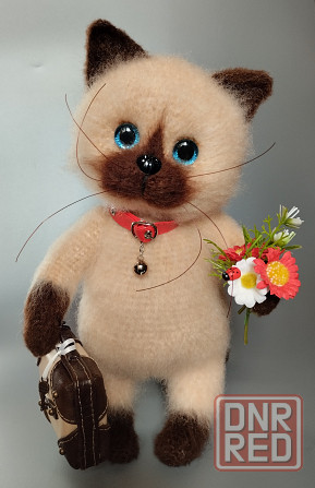 Котики вязаные ручная работа 30 см Донецк - изображение 4