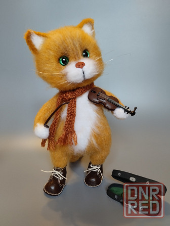 Котики вязаные ручная работа 30 см Донецк - изображение 3