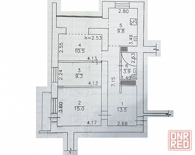 Продам 3 ком. кв., 7/17 эт., 70 м.кв. - Донецк, ул. Артема, Детский мир Донецк - изображение 12