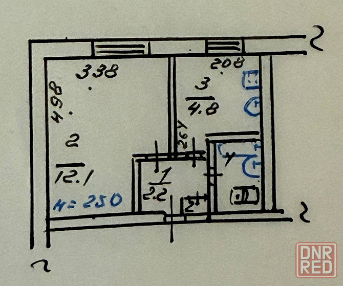 Продаётся 1-комн.квартира 21,6 кв.м. Мариуполь - изображение 10
