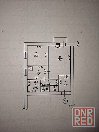 Срочная продажа,2-комн. сталинка 52.3 м² в Калин-м р-не. Престиж центра, цена спокойного района Донецк - изображение 8