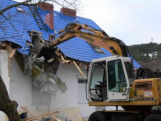 Демонтаж зданий и сооружений, гидромолот Донецк