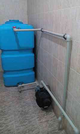 Установка накопительных ёмкостей. Квартиры и частные дома. Донецк