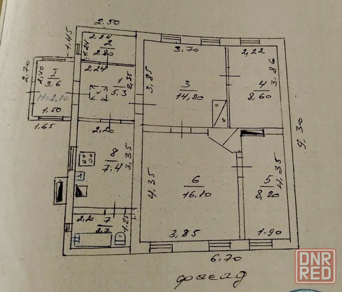 Дом Ново-Рабочий 68,9 м.кв. газовый котел Торг Макеевка - изображение 4