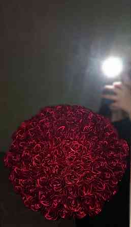 Букет из 101 атласной розы Донецк