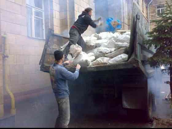 Вывоз мусора. Все районы. Услуги грузчиков. Грузоперевозки Донецк