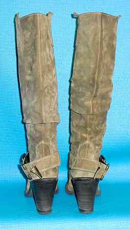 Замшевые итальянские сапоги Донецк