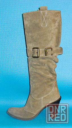 Замшевые итальянские сапоги Донецк - изображение 3