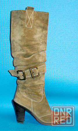 Замшевые итальянские сапоги Донецк - изображение 1