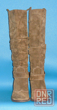 Замшевые итальянские сапоги Донецк - изображение 4