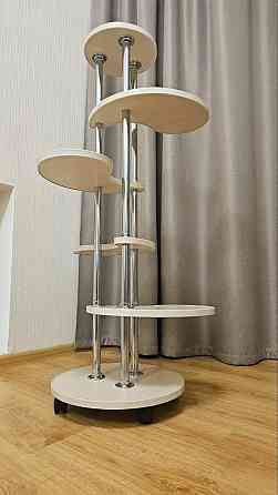 Подставка для цветов напольная на колесах Донецк