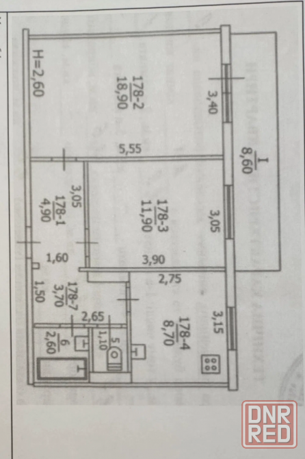 Продажа 2 комнатной квартиры , Макеевка, Восточный ,ул.Лазо ( ор-р Эльбрус) Макеевка - изображение 5